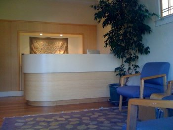 Reception area